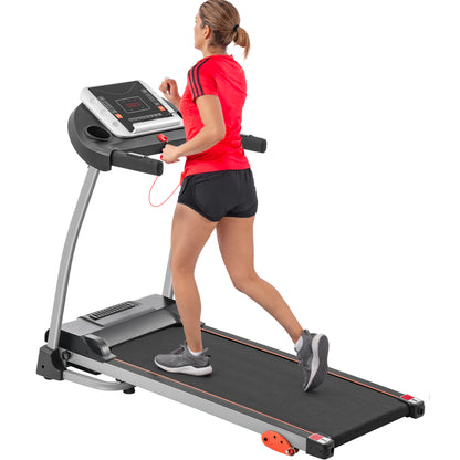 Compact Folding Electric Treadmill – 2.5HP Running & Walking Machine with Pulse Sensor, Device Holder & 3-Level Adjustable Incline